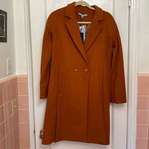 Antonio Melani Burnt Orange Coat - Size 6